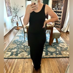 Black form fitting bumpsuit size S